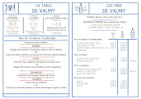 Restaurant La Table de Valmy à Argelès-sur-Mer (la carte)