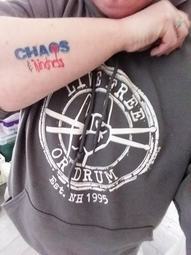 Explore face tattoos above eyebrow tattoo ideas, creative tattoo ideas in Concord, available at Capital City Tattoo LLC