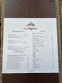 Restaurant français Restaurant La Confiance à Le Mont-Saint-Michel - menu / carte