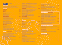 Menu du JAM Burger&Music à Vicenza