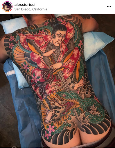 Explore tribal back tattoo ideas, creative tattoo ideas in San Diego, available at Remington Tattoo Parlor