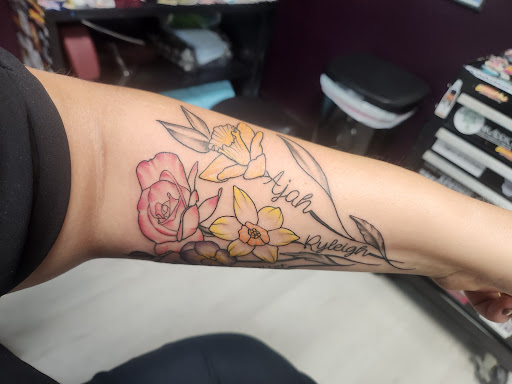 Explore design mac miller tattoo ideas, creative tattoo ideas in Grand Ledge, available at Van Gogh Tattoos