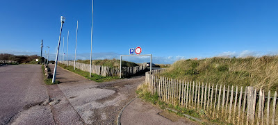 Parc de stationnement à Courseulles-sur-Mer