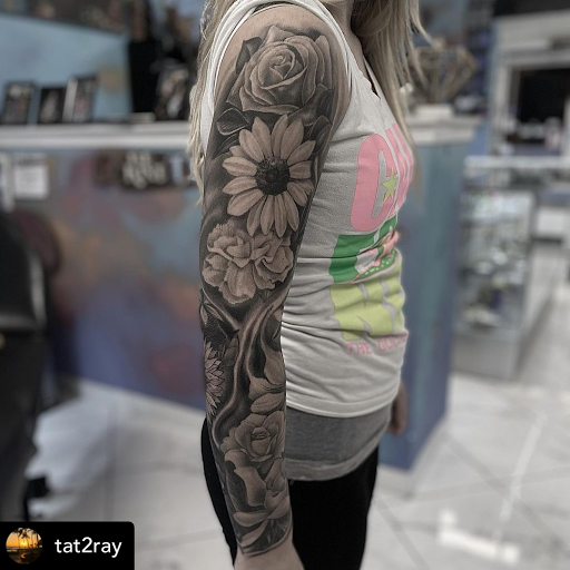 Explore footprint tattoo ideas, creative tattoo ideas in Murrieta, available at Diamond City Tattoo & Piercing