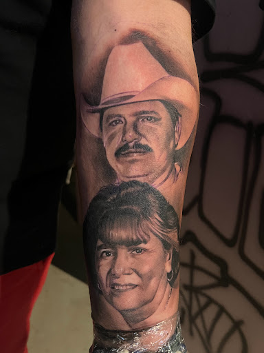 Explore constellation tattoo ideas, creative tattoo ideas in Dallas, available at Empire barbers & Ink