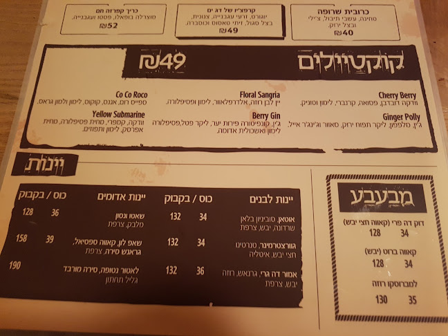 Comentarii opinii despre פולי בר רוטשילד תל אביב