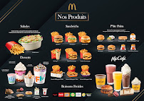 Menu du McDonald's à Paris