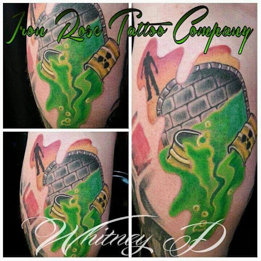 Explore pooh bear tattoo ideas, creative tattoo ideas in Wooster, available at Iron Rose Tattoo Company