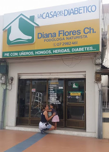 Opiniones de Podóloga Diana Flores Chérrez, La Casa del Diabético, Fisioterapeuta, Nutricionista, Pie Diabético, Especialista en manejo de heridas en DIABÉTICOS, Podología en Machala. en Machala - Fisioterapeuta