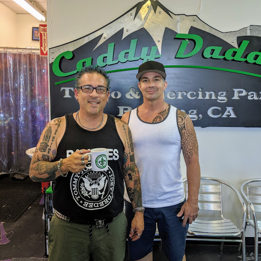 Explore twice tattoo ideas, creative tattoo ideas in Redding, available at Caddy Daddys