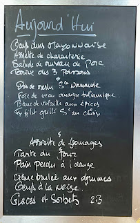 Menu du L'Auberge du Pont à Savonnières