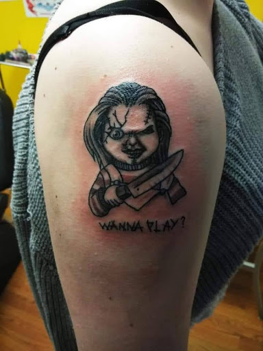 Explore pec tattoo ideas, creative tattoo ideas in Easton, available at Tattoo Factory