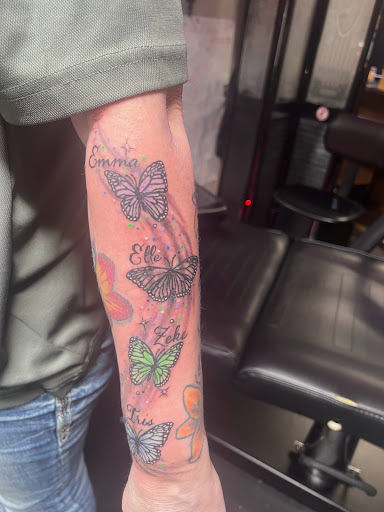 Explore tattoo cover up ideas shoulder, creative tattoo ideas in Linn Creek, available at Hillard Skillard Tattoos, LLC.