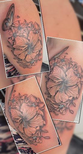 Explore tattoo sleeve ideas music, creative tattoo ideas in Saint Petersburg, available at Edens Apple Tattoos and Piercings