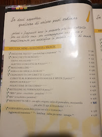 Vecchia Pergine à Pergine Valsugana menu