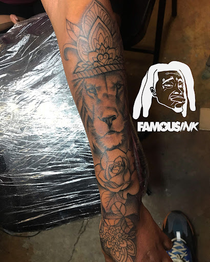 Explore girl foot tattoo ideas, creative tattoo ideas in Hammond, available at Famous Ink, Inc.