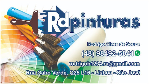 Logo da empresa - RD Pinturas Florianópolis... sao José