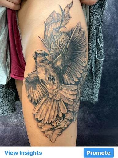 Explore full arm sleeve tattoo ideas for men, creative tattoo ideas in Knoxville, available at Mythical Markings Tattoo Studio