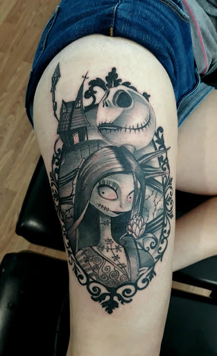 Explore bass fish tattoo ideas, creative tattoo ideas in Sarasota, available at SEVEN SINS Tattoo Studio