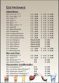 Restaurant italien Piccola Isola - ASV Waldsee à Waldsee (la carte)