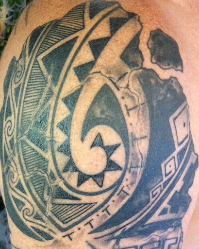 Explore behind neck tattoo ideas, creative tattoo ideas in Farmington, available at Forged in Flesh Tattoo & Piercing