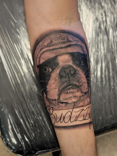 Explore harley tattoo ideas, creative tattoo ideas in Baraboo, available at Gold Leaf Tattoo Collective and Art Gallery