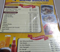 Sop Kaki Kambing Bang Sholeh photo