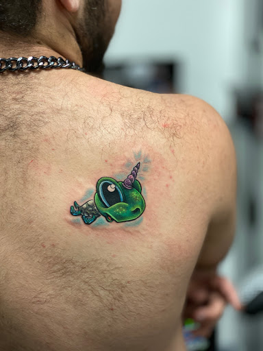Find dc tattoo ideas for your next unique tattoo in Goose Creek at Red Kirin Tattoo