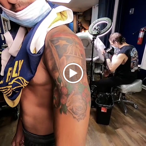 Explore women's forearm tattoos ideas, creative tattoo ideas in Bronx, available at Brass Knuckles Ink Tattoo Studio