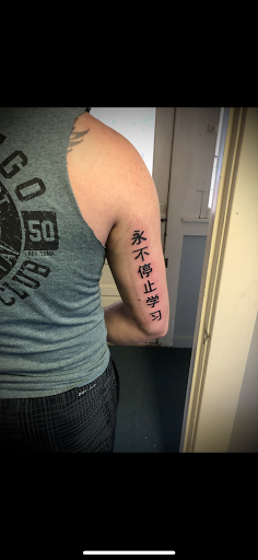 Explore sunflower shoulder tattoo ideas, creative tattoo ideas in Warrensburg, available at Altered Visions Tattoo Studio