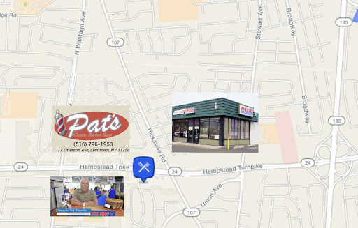 Barber Shop «Pats/Pergament Barber Shop», reviews and photos, 17 Emerson Ave, Levittown, NY 11756, USA