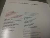 Menu du Valerio's Bakery à Santo Stefano di Magra