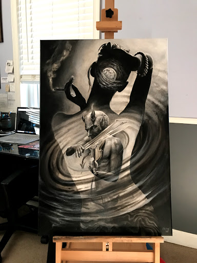 Explore left chest tattoo ideas, creative tattoo ideas in Sunbury, available at Absinthe Tattoo