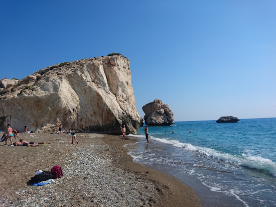 Aphrodite's rock beach