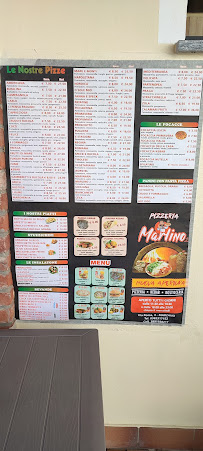 Menu du Pizzeria Marlino 2 à Marzano