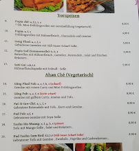 Menu / carte de Thai Krua Seb Küche à Göppingen