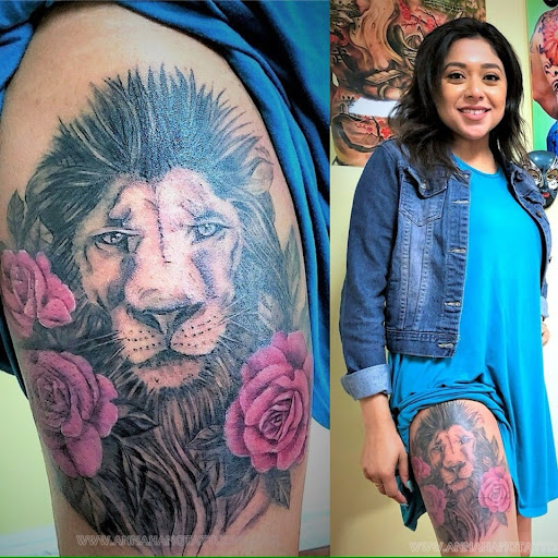 Explore heart tattoo ideas with names, creative tattoo ideas in Garden Grove, available at Anna Hang Tattoo