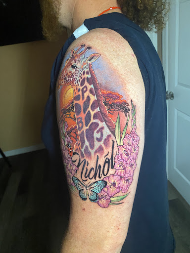 Explore skiing tattoo ideas, creative tattoo ideas in Crystal River, available at Radiant Custom Tattoo & Body Piercing