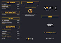 Menu / carte de Sortie à Bochum