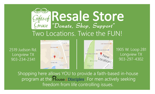 Thrift Store «Gifts of Grace Resale Store», reviews and photos, 2519 Judson Rd, Longview, TX 75605, USA