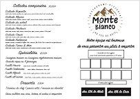 Monte Bianco à Sillingy menu