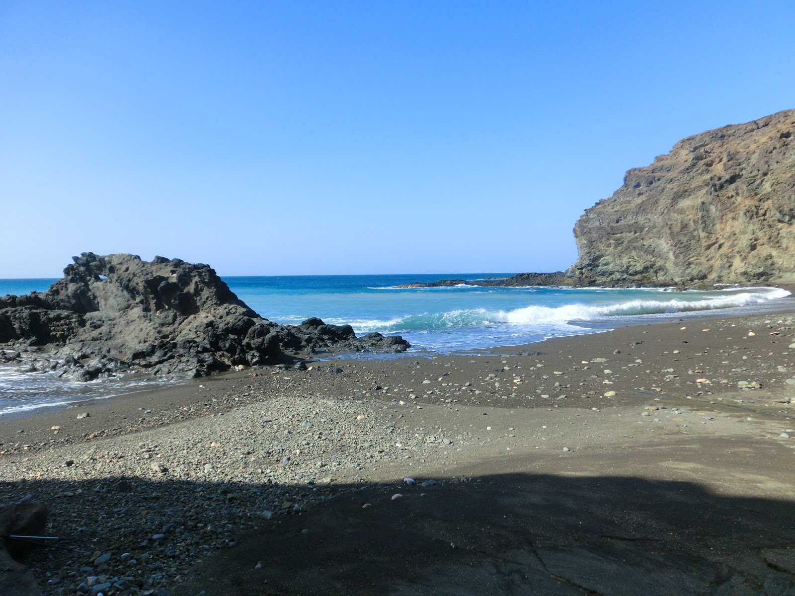 Photo de Playa de Terife avec l'eau cristalline de surface