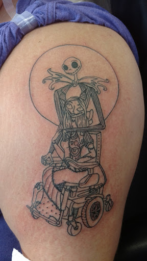 Explore cover up ideas for name tattoos, creative tattoo ideas in Grand Island, available at Smokin Joes Tattoo
