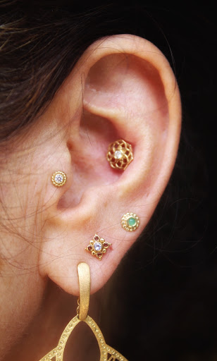 Explore fashion tattoo ideas, creative tattoo ideas in Brooklyn, available at Ahimsa Piercing Studio & BVLA Fine Jewelry