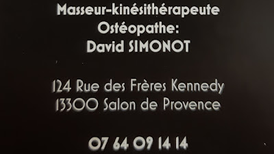 Simonot David Kiné vestibulaire et du sport - Ostéopathe à Salon-de-Provence