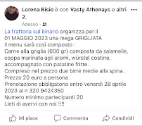 La Nuova Trattoria sul Binario à Voghera menu