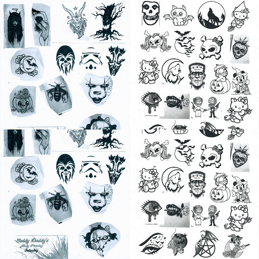 Explore dainty hand tattoo ideas, creative tattoo ideas in Redding, available at Caddy Daddys