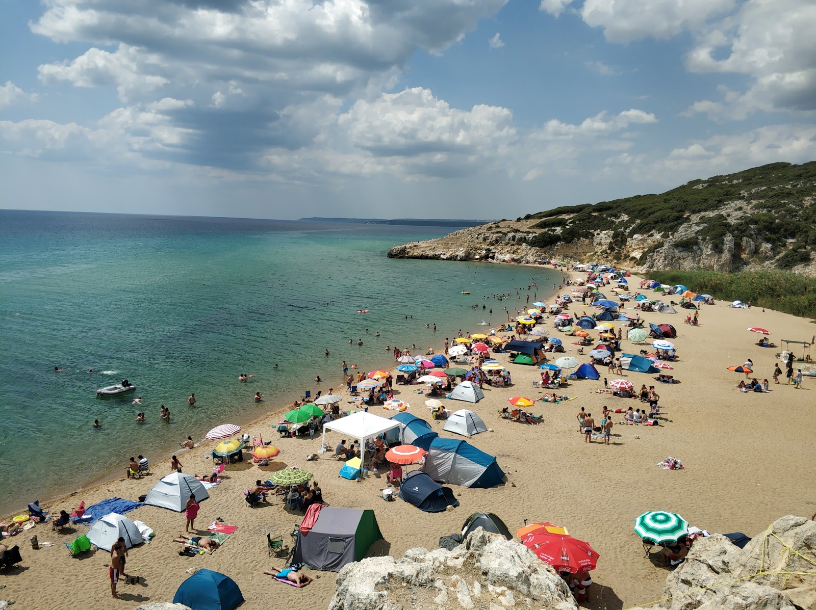Uzunkum beach II的照片 带有宽敞的海湾