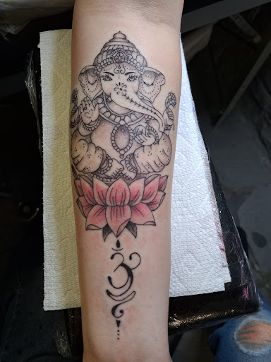 Explore barbie tattoo ideas, creative tattoo ideas in Philadelphia, available at Tattoo Odyssey Inc