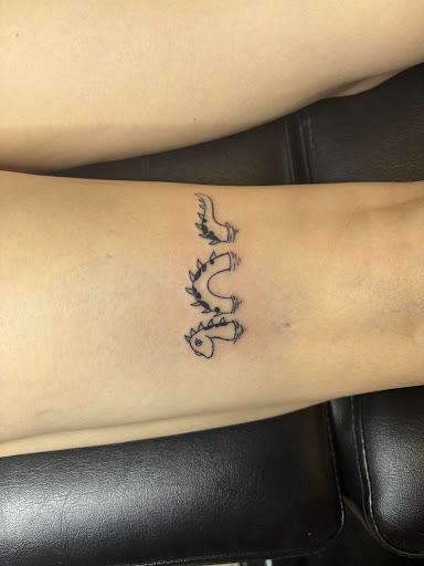 Explore gas mask tattoo ideas, creative tattoo ideas in Weatherford, available at Art 1st Custom Tattoos